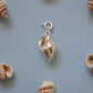 Dove Shell Charm - Silver