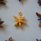 Star Anise Charm - Gold