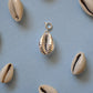 Cowrie Shell Charm - Silver