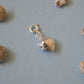 Sundial Shell Charm - Silver