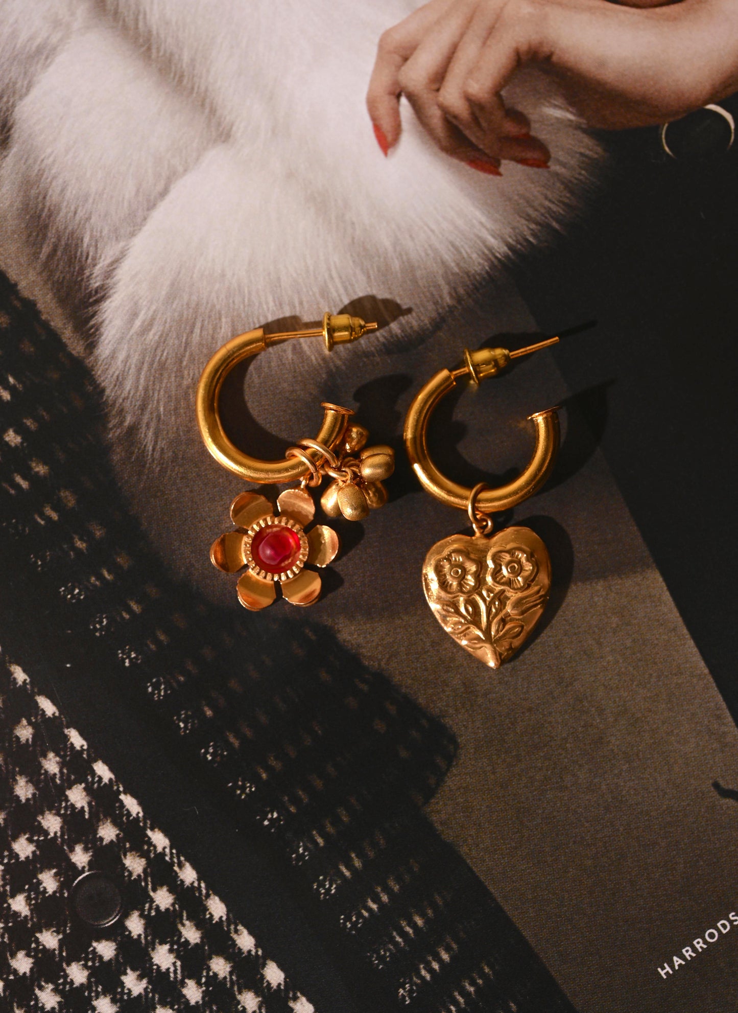 Retro Love Earrings