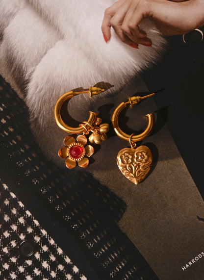 Retro Love Earrings