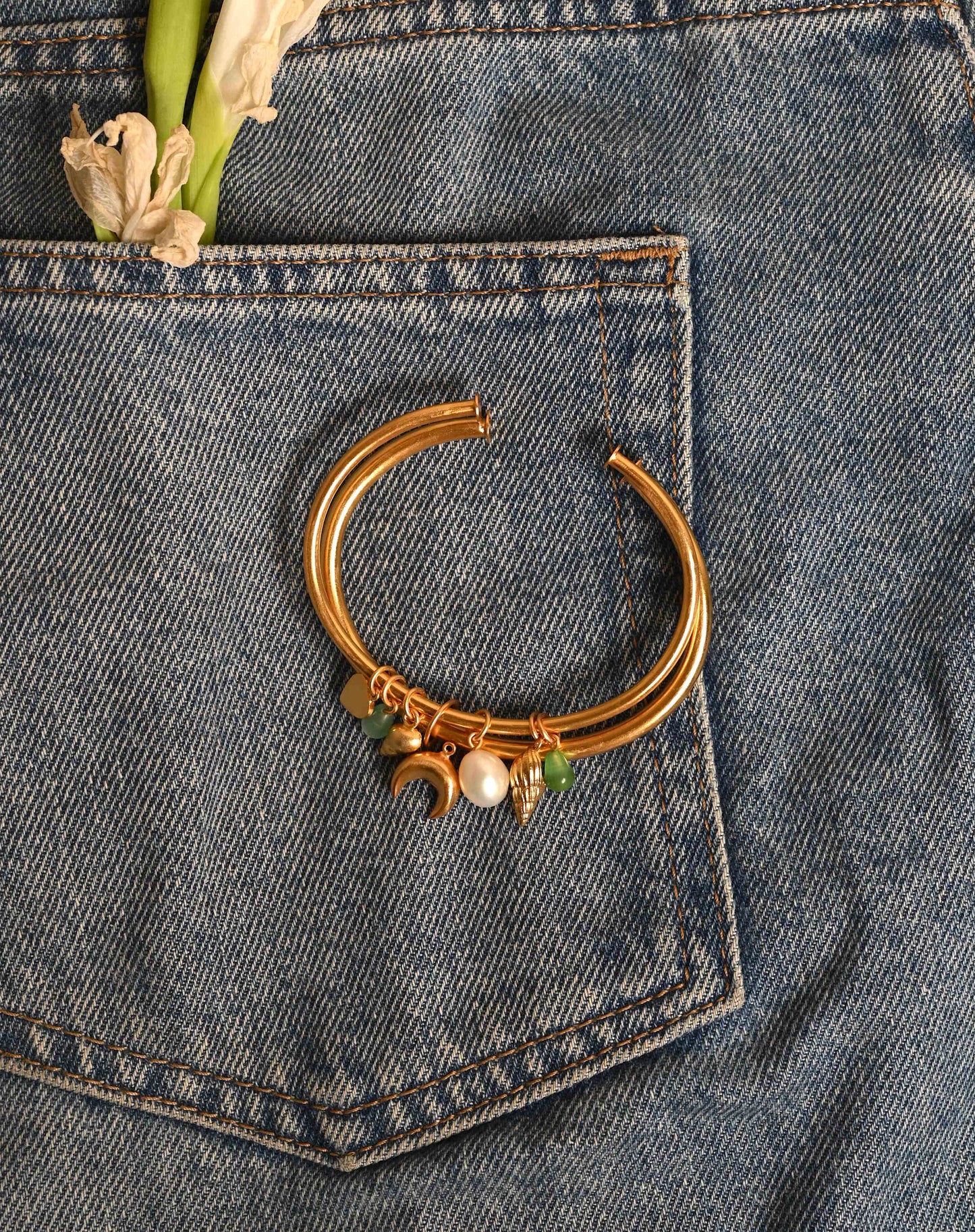 Shell Stack Bracelet
