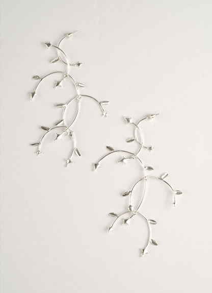 Meadow Earrings Silver