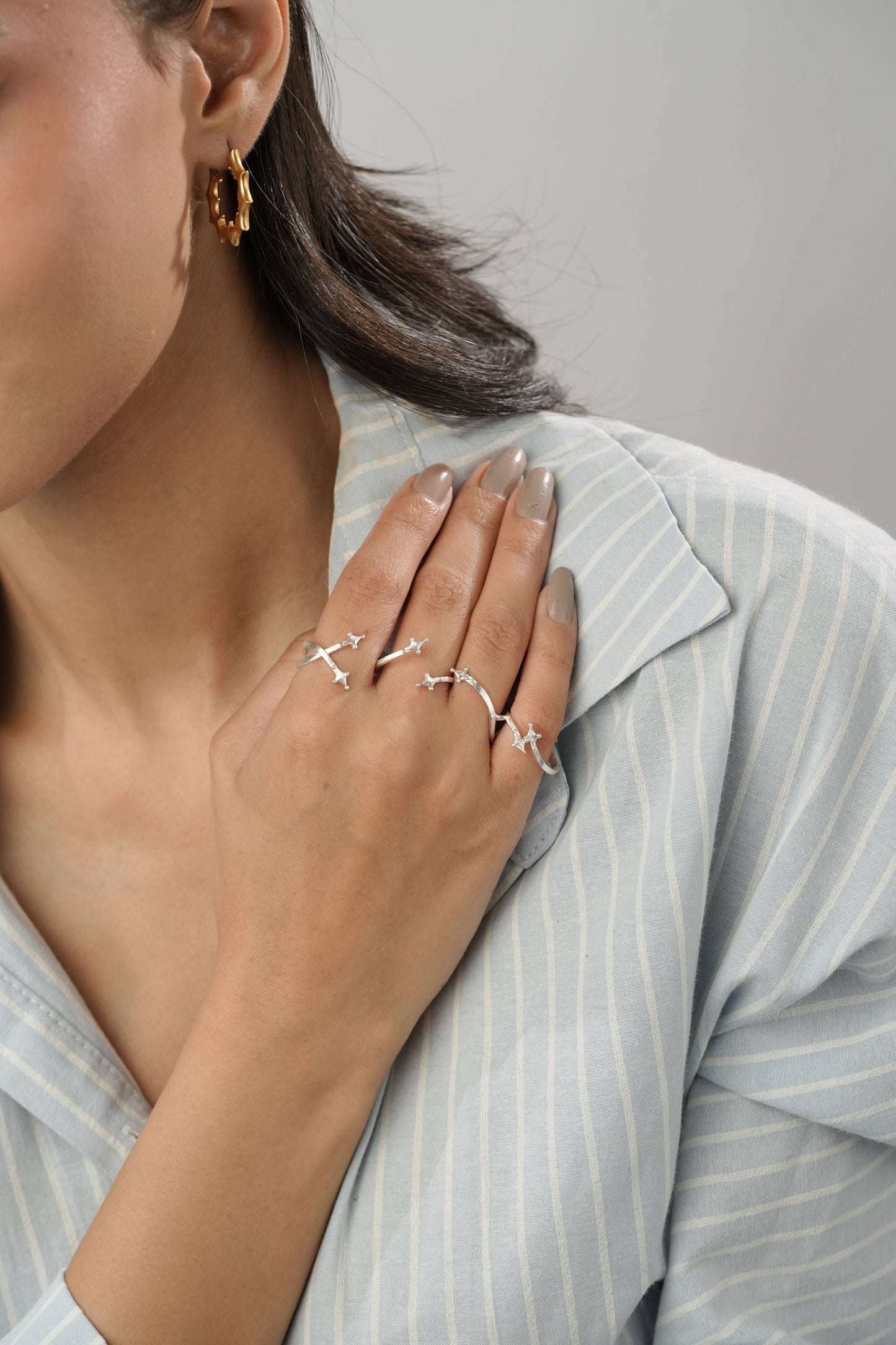 Grace Ring Set Silver