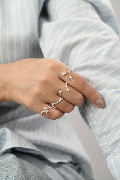 Grace Ring Set Silver