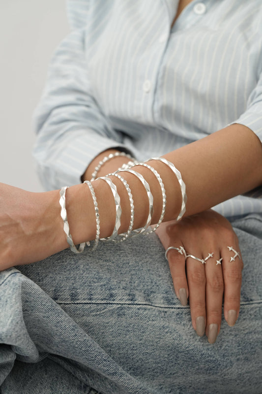 Sakura Bracelet Silver