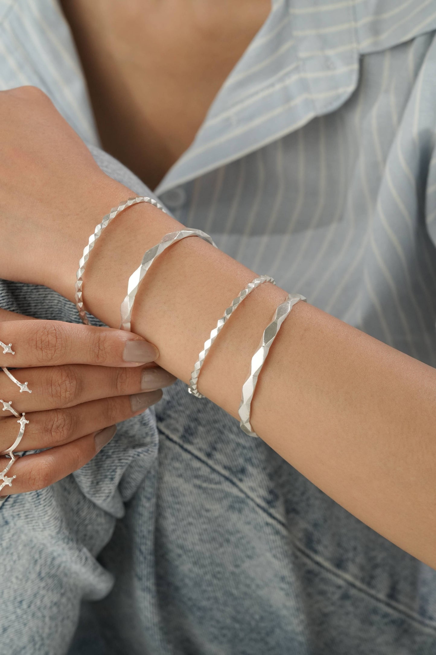 Sakura Bracelet Silver