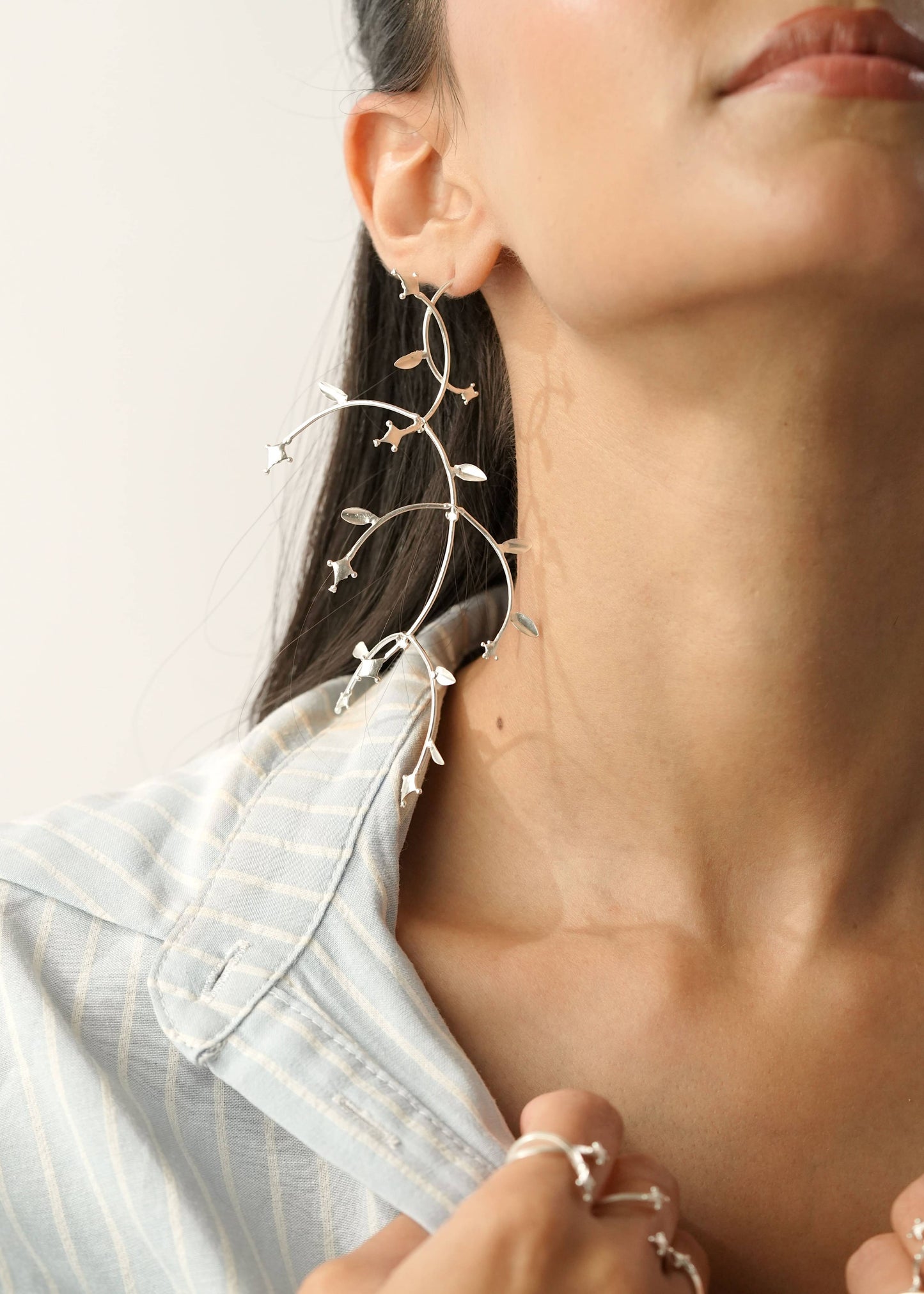 Meadow Earrings Silver