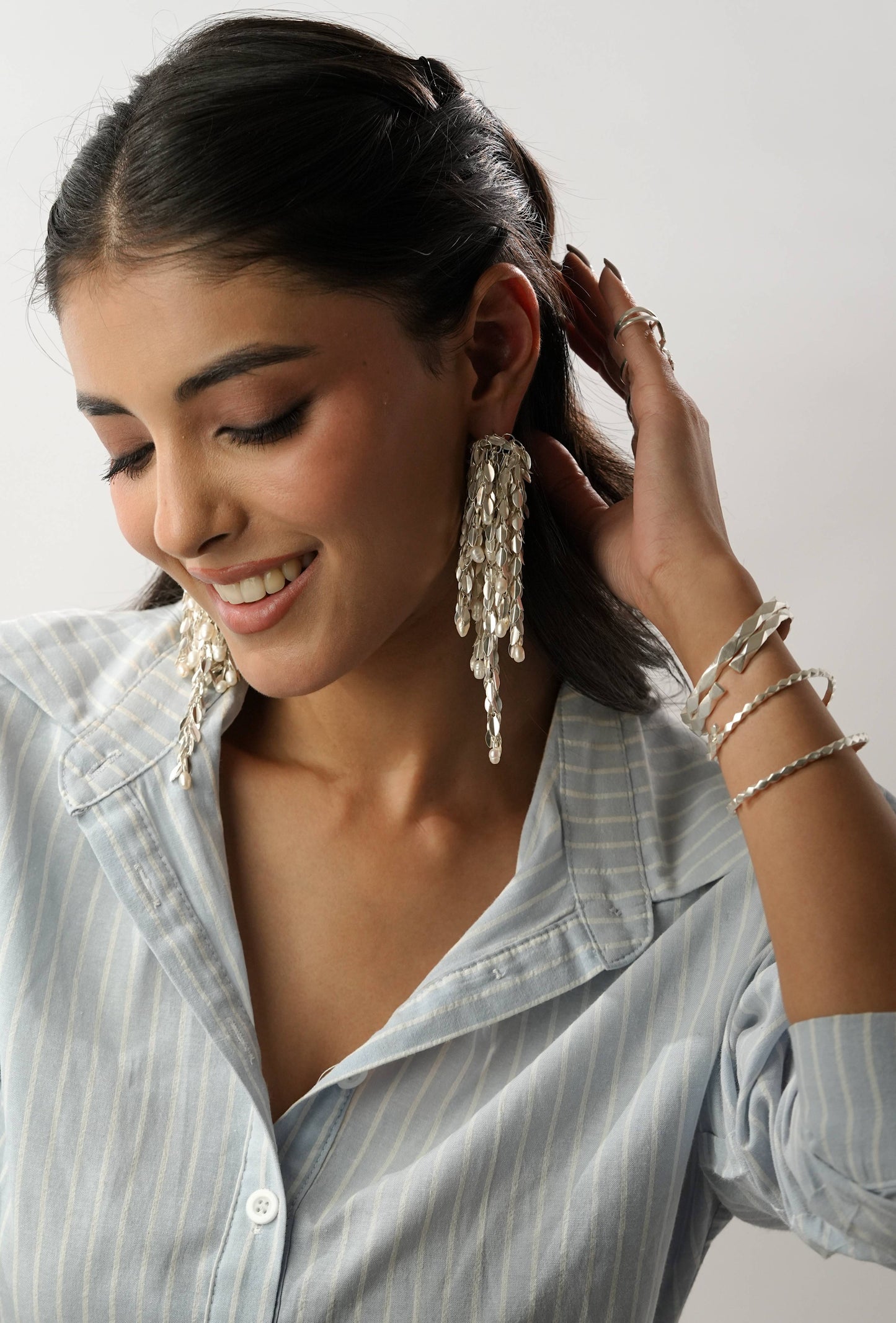 Willow Earrings Silver
