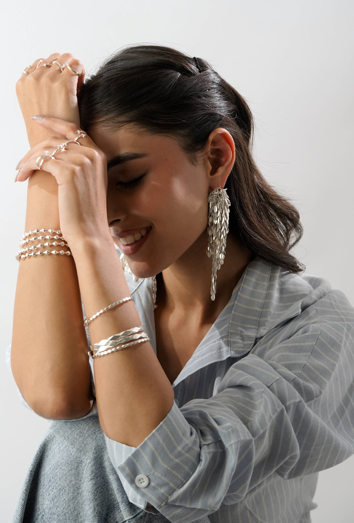 Willow Earrings Silver