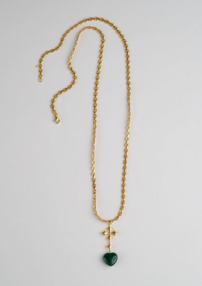 Jade Heart Neckpiece