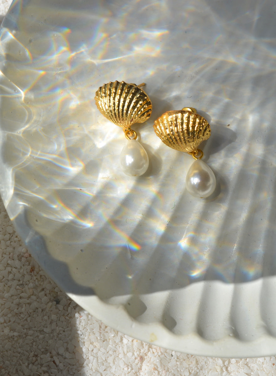 Coral Earrings
